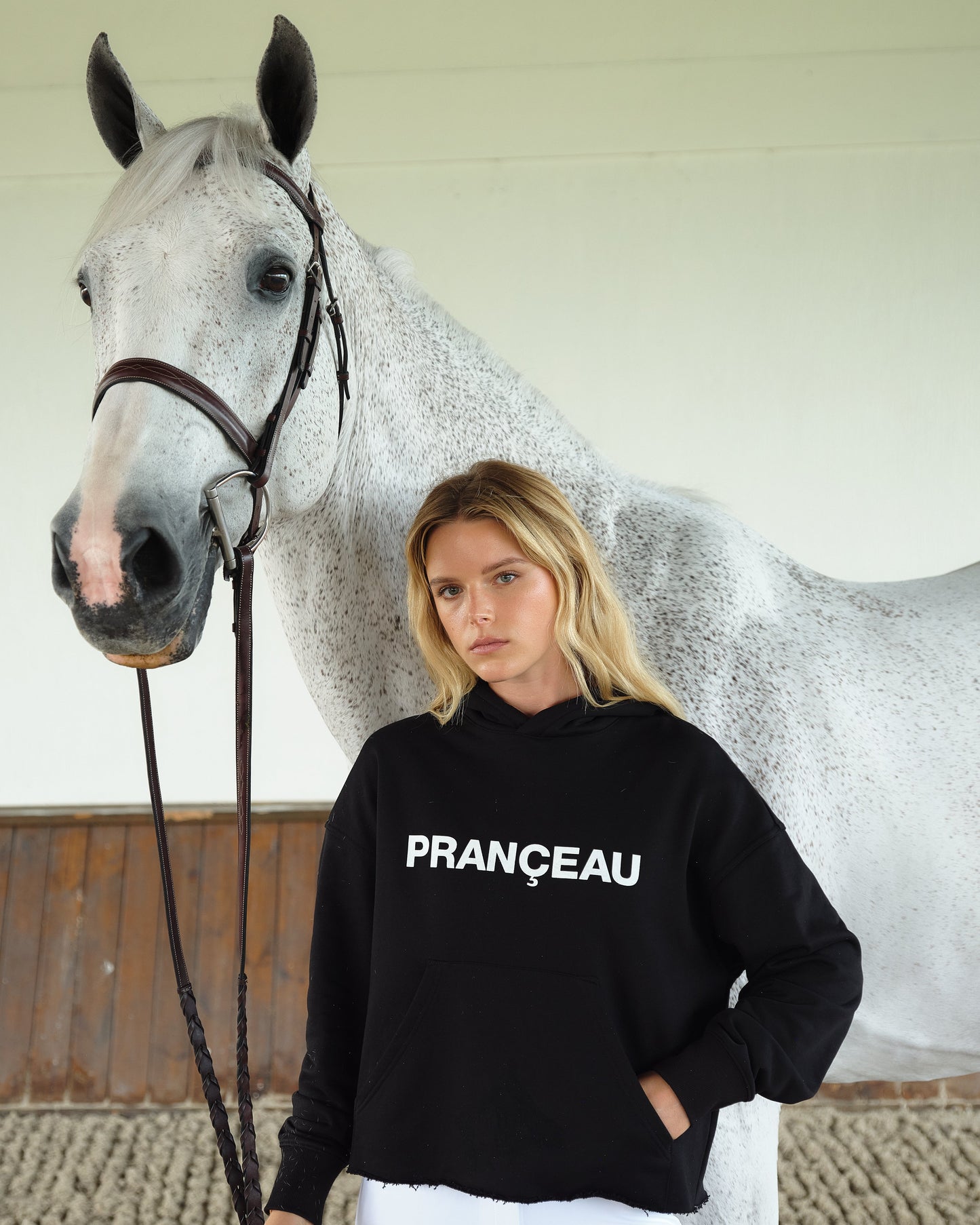 The Stable Cropped Hoodie